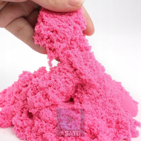 Piasek Kinetyczny 3 kg dla Dzieci – Zestaw z Basenem, Foremkami i Zabawkami ASATO®
