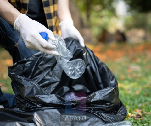 WORKI NA ŚMIECI 100 SZTUK SUPER MOCNE CZARNE 60L (10x10)