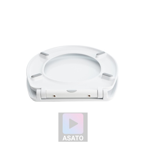 Deska Sedesowa Wolnoopadająca 148 Duroplast Uniwersalna Klapa WC Twarda
