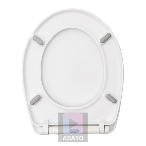 Deska Sedesowa Wolnoopadająca 148 Duroplast Uniwersalna Klapa WC Twarda
