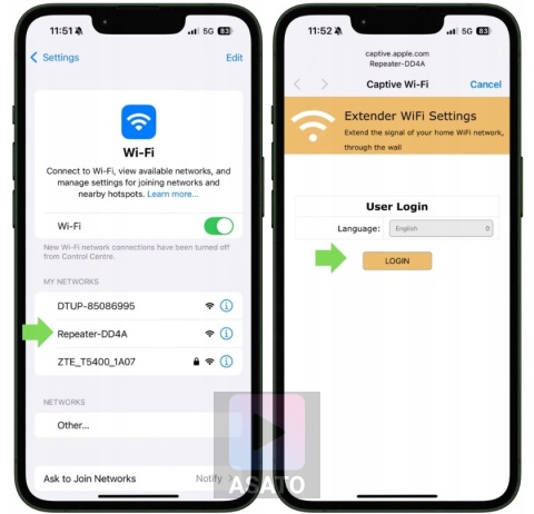 Mocny Wzmacniacz Sygnału WiFi do Domu Biura 300Mbps Wi-Fi