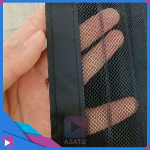 Moskitiera na Drzwi Balkonowe Magnetyczna ASATO® - 100x210cm 18 Magnesów - Bezszwowe Uszczelnienie - Montaż 5 Min