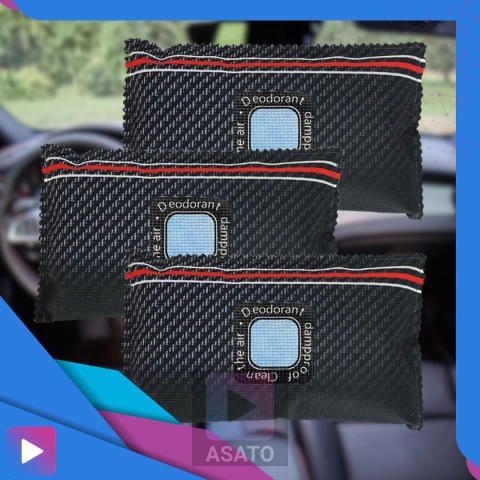 Pochłaniacz Wilgoci do Auta Samochodu Zestaw 3szt. Wydajność do 850 ml wody
