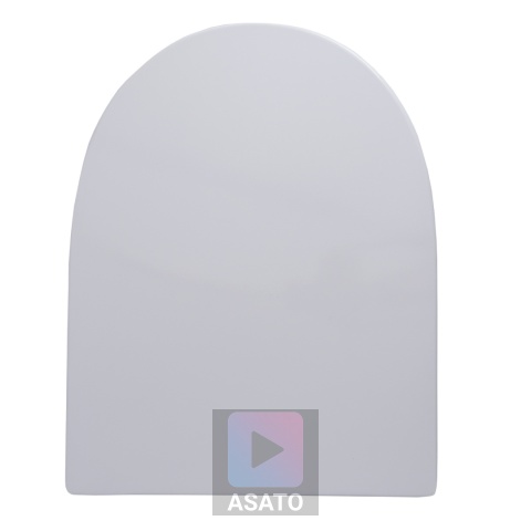 Deska Sedesowa Wolnoopadająca 113 ASATO® Biała Duroplast Antybakteryjna - Uniwersalna 46x36,5cm