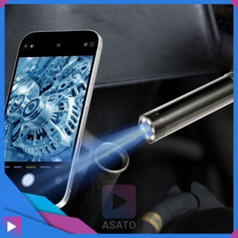 Kamera Endoskop Inspekcyjna ASATO® - 640x480 5m IP67 - Średnica 5mm 6 LED USB/USB-C