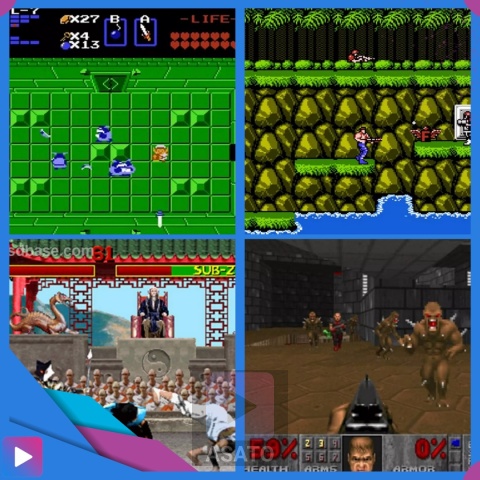 Konsola Retro 10000 Gier 4K HDMI 2 Bezprzewodowe Pady Obsługa 9 Konsol Plug & Play Przenośna ASATO®