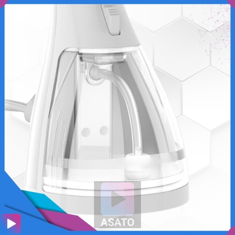 Parownica Ręczna 1500W 3 Tryby Regulacji Pary Zbiornik 300ml Podróżna Żelazko Parowe ASATO®