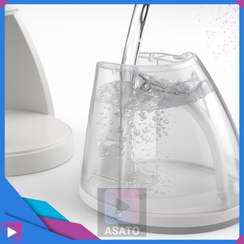 Parownica Ręczna 1500W 3 Tryby Regulacji Pary Zbiornik 300ml Podróżna Żelazko Parowe ASATO®