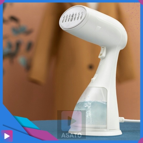 Parownica Ręczna 1500W 3 Tryby Regulacji Pary Zbiornik 300ml Podróżna Żelazko Parowe ASATO®