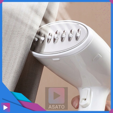 Parownica Ręczna 1500W 3 Tryby Regulacji Pary Zbiornik 300ml Podróżna Żelazko Parowe ASATO®