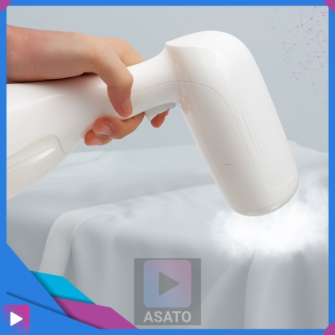 Parownica Ręczna 1500W 3 Tryby Regulacji Pary Zbiornik 300ml Podróżna Żelazko Parowe ASATO®