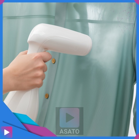 Parownica Ręczna 1500W 3 Tryby Regulacji Pary Zbiornik 300ml Podróżna Żelazko Parowe ASATO®