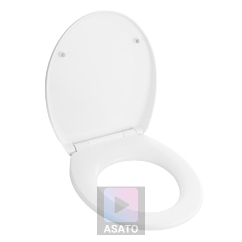 Deska Sedesowa Wolnoopadająca 126 Duroplast Uniwersalna Klapa WC Twarda