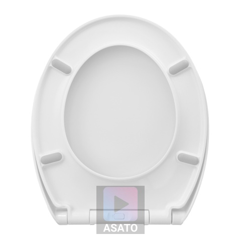 Deska Sedesowa Wolnoopadająca 126 Duroplast Uniwersalna Klapa WC Twarda