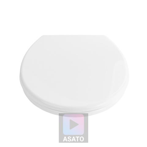 Deska Sedesowa Wolnoopadająca 126 Duroplast Uniwersalna Klapa WC Twarda