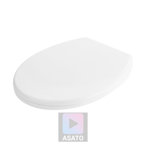 Deska Sedesowa Wolnoopadająca 126 Duroplast Uniwersalna Klapa WC Twarda