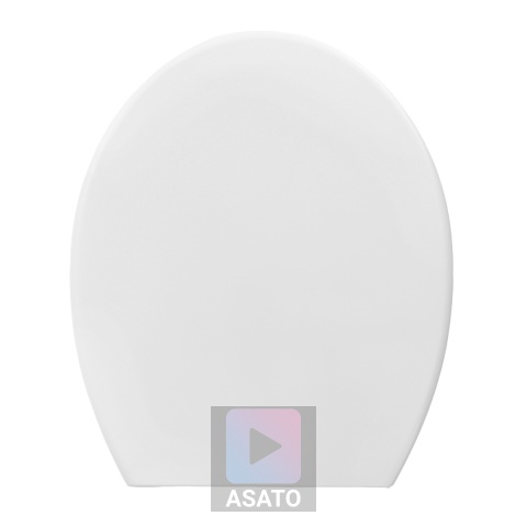 Deska Sedesowa Wolnoopadająca 126 Duroplast Uniwersalna Klapa WC Twarda