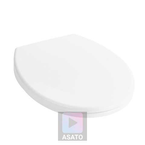 Deska Sedesowa Wolnoopadająca 126 Duroplast Uniwersalna Klapa WC Twarda