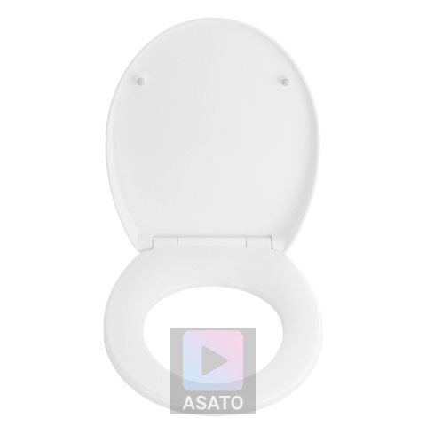 Deska Sedesowa Wolnoopadająca 126 Duroplast Uniwersalna Klapa WC Twarda