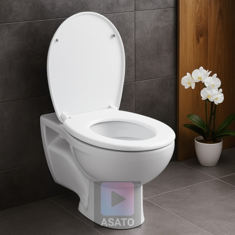 Deska Sedesowa Wolnoopadająca 148 Duroplast Uniwersalna Klapa WC Twarda
