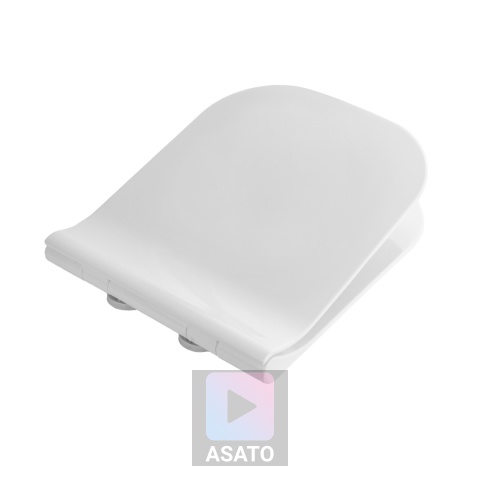 Deska Sedesowa Wolnoopadająca 158 Duroplast Uniwersalna Klapa WC Twarda