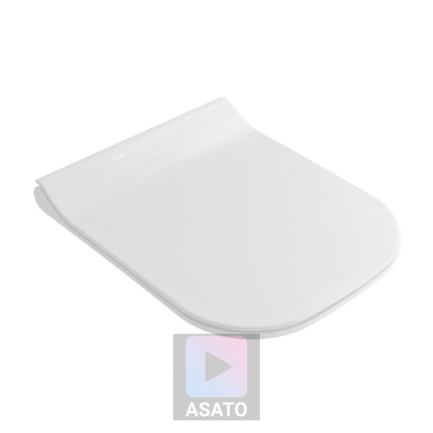 Deska Sedesowa Wolnoopadająca 158 Duroplast Uniwersalna Klapa WC Twarda