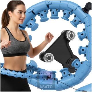 Hula Hop Odchudzające z Obciążeniem i Masażer z Wypustkami FIT