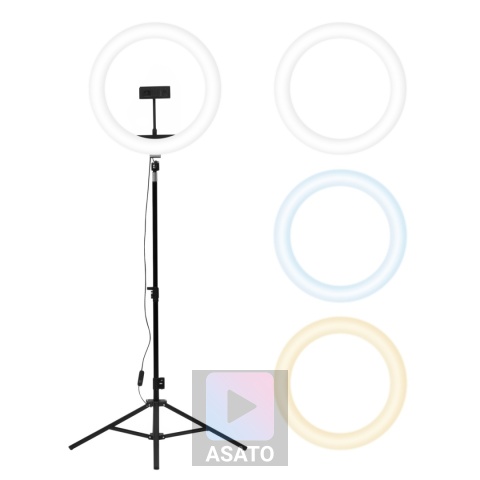 Lampa pierścieniowa LED 80W ze statywem 220 cm do telefonu LED Kosmetyczna