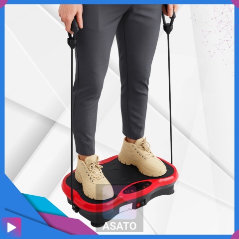 Platforma Wibracyjna z Linkami Oporowymi Bluetooth Pilot 99 Poziomów Trening Całego Ciała ASATO®