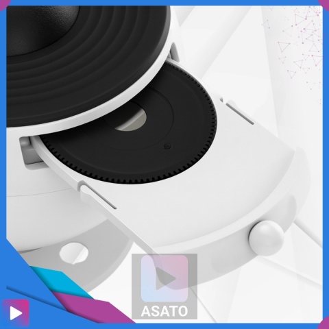 Projektor Gwiazd Kosmosu Planetarium LED 12w1 Lampka Nocna Obrót 360° dla Dzieci i Dorosłych ASATO®