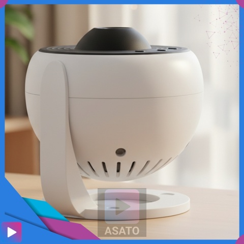 Projektor Gwiazd Kosmosu Planetarium LED 12w1 Lampka Nocna Obrót 360° dla Dzieci i Dorosłych ASATO®