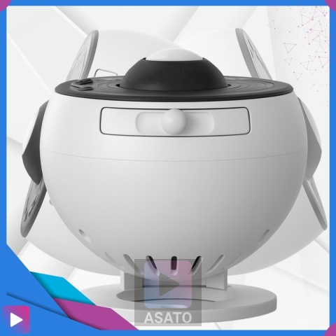 Projektor Gwiazd Kosmosu Planetarium LED 12w1 Lampka Nocna Obrót 360° dla Dzieci i Dorosłych ASATO®