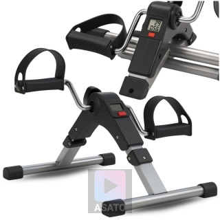 Rotor Rowerek Rehabilitacyjny Treningowy 2w1 Składany do Ćwiczeń Nóg i Rąk z Licznikiem LCD Dla Seniora ASATO®