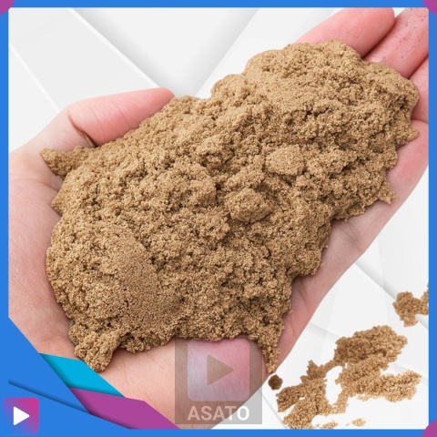 Piasek Kinetyczny Dynamic Sand Zestaw Plac Budowy 750 g Koparka Dźwigi Dla Dzieci ASATO®