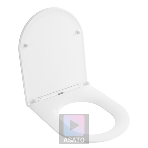 Deska Sedesowa Wolnoopadająca 163 Duroplast Uniwersalna Klapa WC Twarda