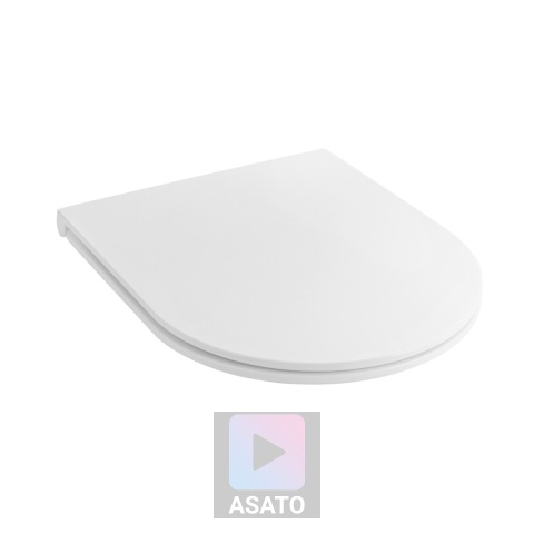 Deska Sedesowa Wolnoopadająca 163 Duroplast Uniwersalna Klapa WC Twarda