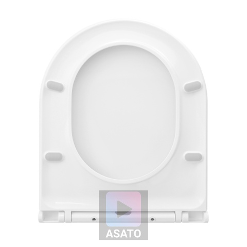 Deska Sedesowa Wolnoopadająca 163 Duroplast Uniwersalna Klapa WC Twarda