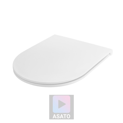 Deska Sedesowa Wolnoopadająca 163 Duroplast Uniwersalna Klapa WC Twarda