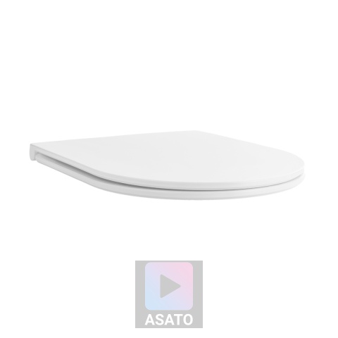Deska Sedesowa Wolnoopadająca 163 Duroplast Uniwersalna Klapa WC Twarda