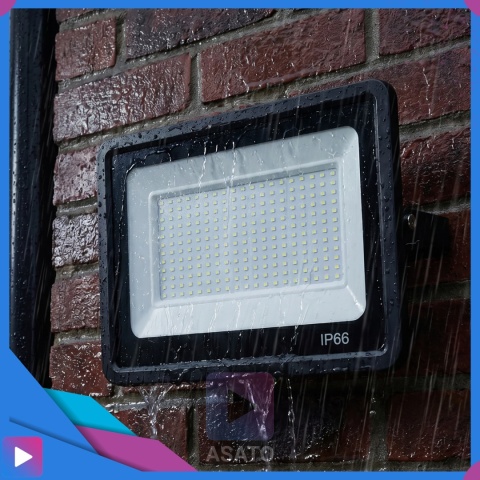 Halogen Naświetlacz LED 100W IP66 4000K ASATO® Zewnętrzny Lampa Robocza Na Elewację Garaż Warsztat