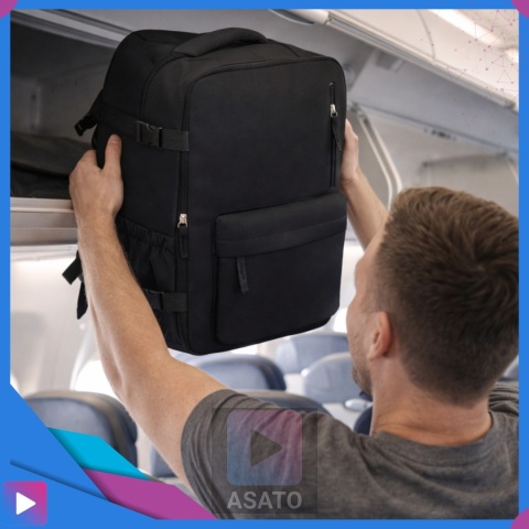Plecak Do Samolotu Ryanair Wizzair Kabinowy SMART Bag AIR 40x30x20cm