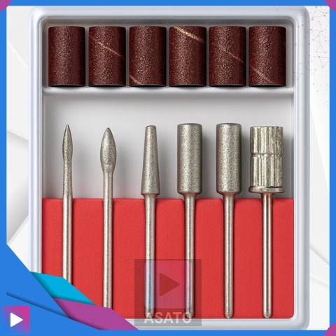 Frezarka do Paznokci 12W Twist&Lock Zestaw Frezów Manicure Pedicure ASATO®