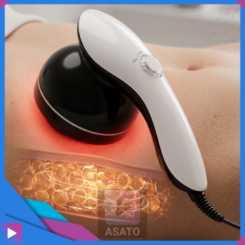 ASATO® Masażer Do Ciała Antycellulitowy 9w1 Body Spa Na Podczerwień 8 Końcówek 28W