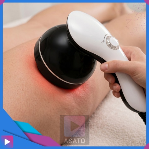 ASATO® Masażer Do Ciała Antycellulitowy 9w1 Body Spa Na Podczerwień 8 Końcówek 28W