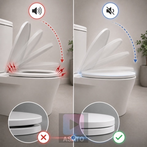 Deska Sedesowa Wolnoopadająca 126 Duroplast Uniwersalna Klapa WC Twarda
