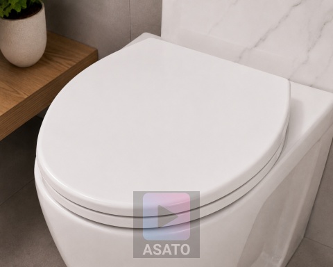 Deska Sedesowa Wolnoopadająca 126 Duroplast Uniwersalna Klapa WC Twarda