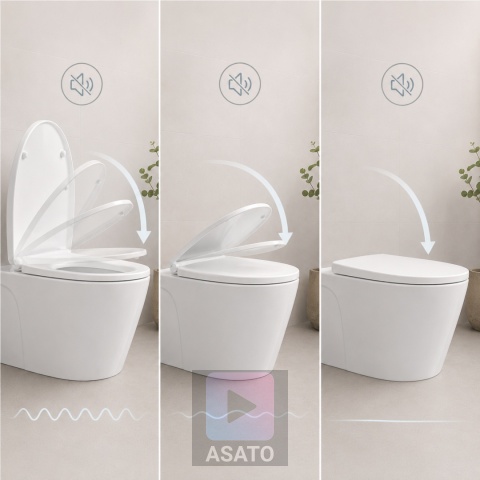 Deska Sedesowa Wolnoopadająca 126 Duroplast Uniwersalna Klapa WC Twarda