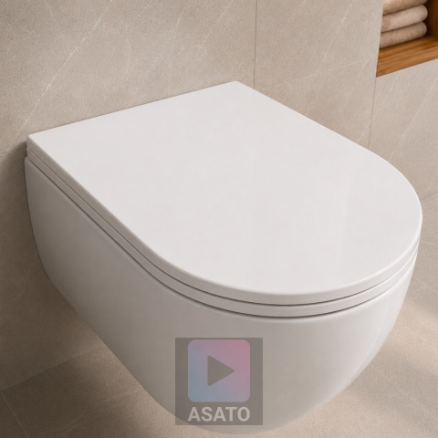 Deska Sedesowa Wolnoopadająca 163 Duroplast Uniwersalna Klapa WC Twarda