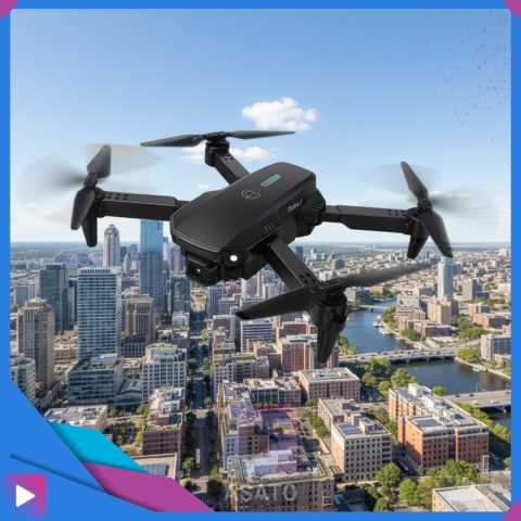 Dron z Kamerą 2 Baterie Zasięg 300m Aplikacja Walizka 1 Kamera ASATO®