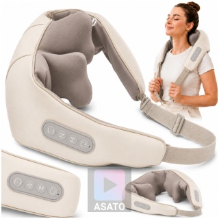 Masażer do Szyi Karku SHIATSU BEZPRZEWODOWY Medical PRO do Pleców Ramion Premium